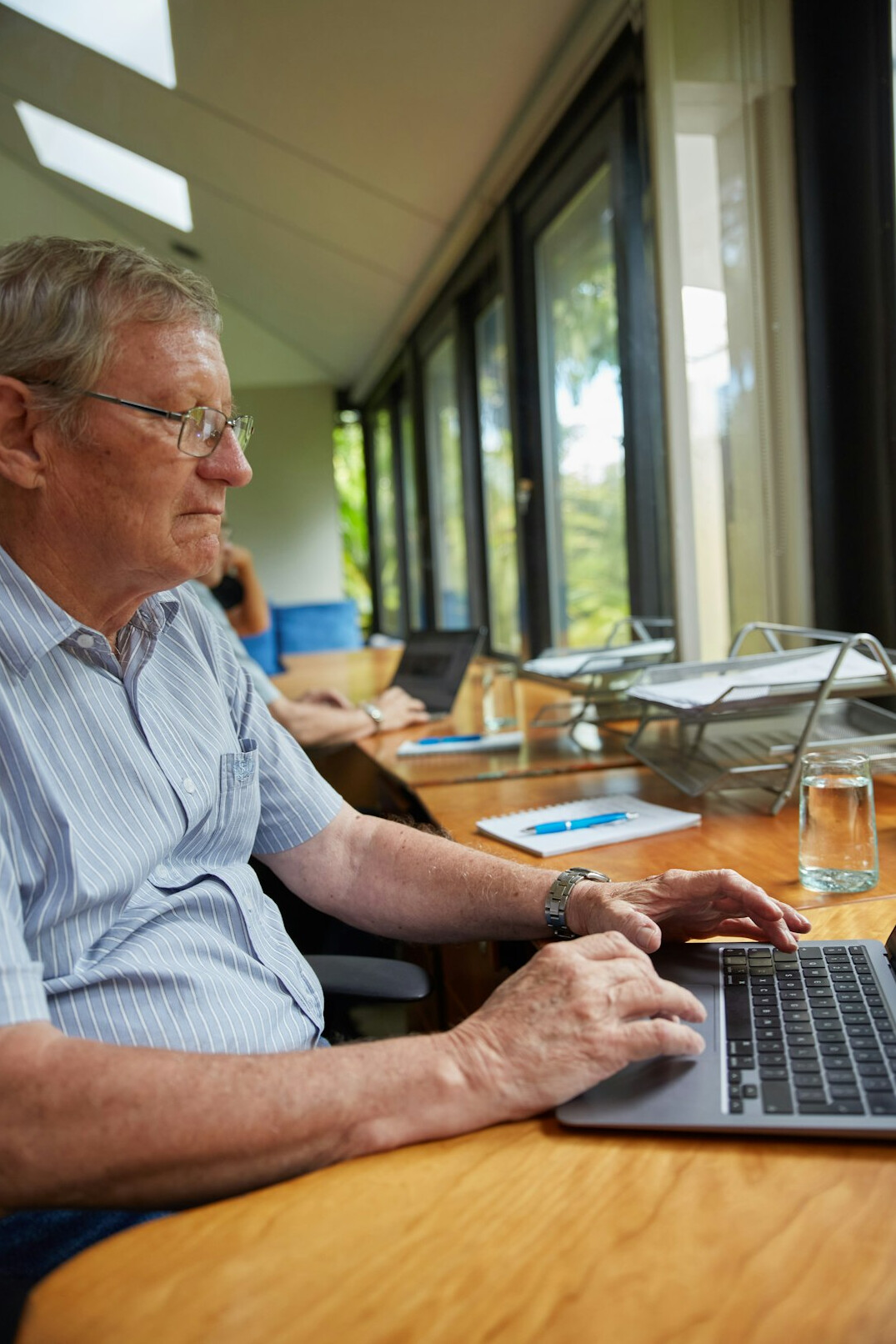older person learning to code