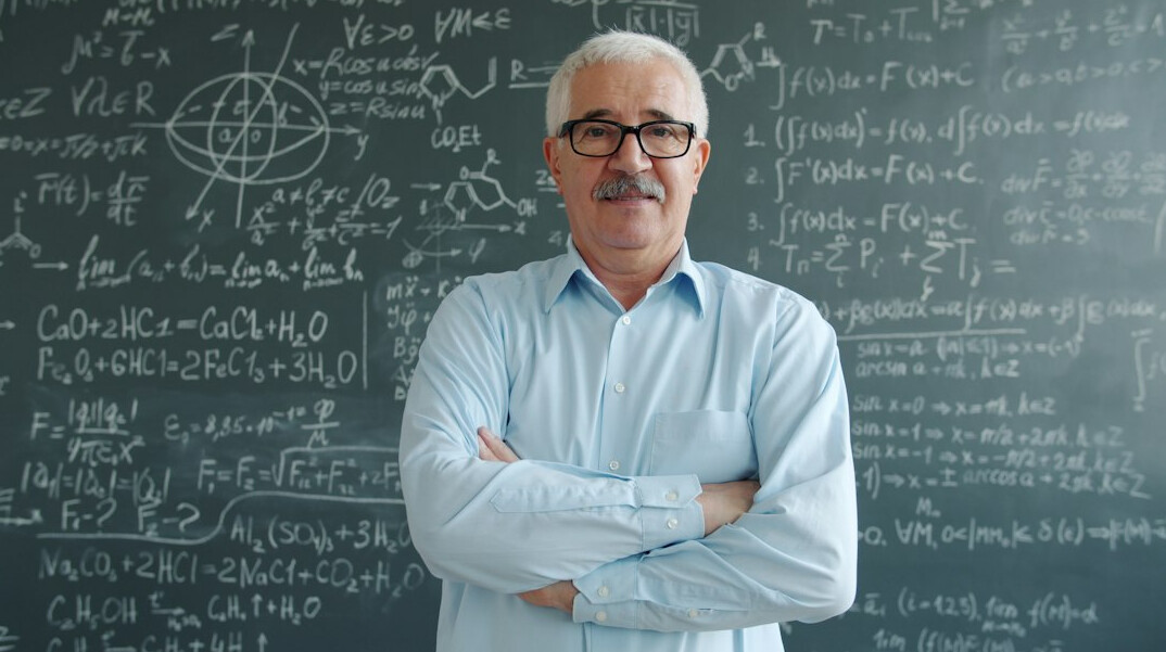 mature student in classroom